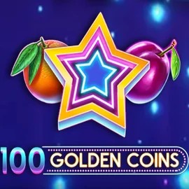 100 Golden Coins logo – Slots by Amusnet Interactive at Stake Casino