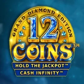 12 Coins Grand Diamond Edition logo by Wazdan at Stake Casino