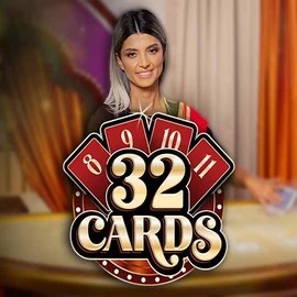32 Cards slot logo by Ezugi at Stake Casino