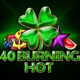 40 Burning Hot slot visual from Amusnet Interactive available on stakeecasino.com