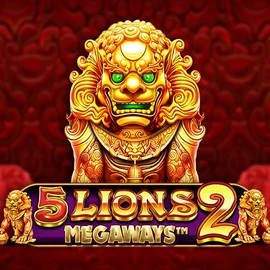 5 Lions Megaways 2 slot visual from Pragmatic Play available on stakeecasino.com