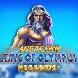 Age Of The Gods: King of Olympus Megaways logo by Origins at Stake Casino