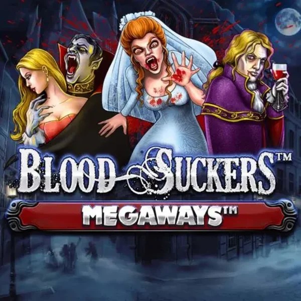 Blood Suckers Megaways logo by Red Tiger Gaming at Stake Casino
