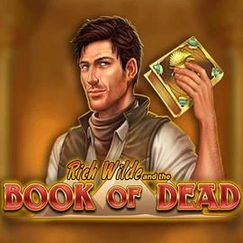 Book of Dead slot visual from Play'n GO available on stakeecasino.com