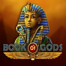 Slots logo of Book of Gods from BF Games at Stake Casino