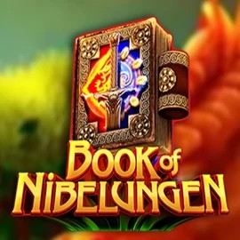 Book of Nibelungen online game logo by Swintt on stakeecasino.com