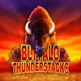 Buffalo Thunderstacks slot visual from Amatic Industries available on stakeecasino.com