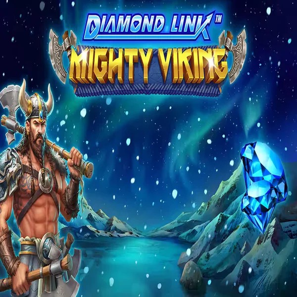 Diamond Link Mighty Viking casino game by Greentube – featured logo at Stake Casino