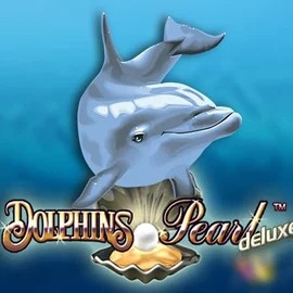 Dolphins Pearl Deluxe game by Novomatic – logo hosted on Stake Casino