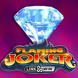 Flaming Joker Link and Win slot logo by Barstruck at Stake Casino