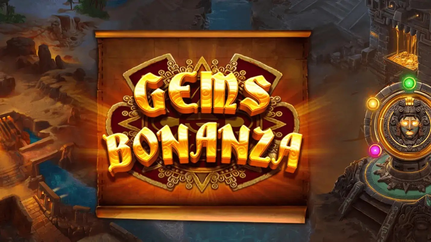 Gems Bonanza slot visual from Pragmatic Play available on stakeecasino.com
