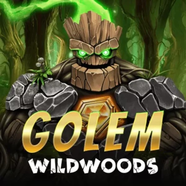 Slots logo of Golem Wildwoods from BF Games at Stake Casino
