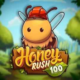 Honey Rush 100 slot logo by Play'n GO at Stake Casino