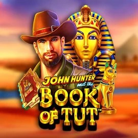 John Hunter and the Book of Tut slot logo by Pragmatic Play at Stake Casino