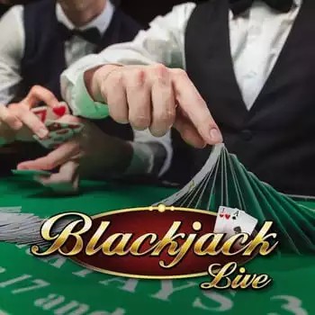Live Blackjack logo by Evolution at Stake Casino