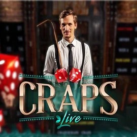 Live Craps logo by Evolution at Stake Casino
