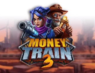 Money Train 3 by Relax Gaming, showcased at stakeecasino.com – game logo