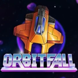 Orbitfall by ELK Studios, showcased at stakeecasino.com – game logo