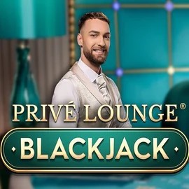 Privé Lounge Blackjack online game logo by Pragmatic Play on stakeecasino.com
