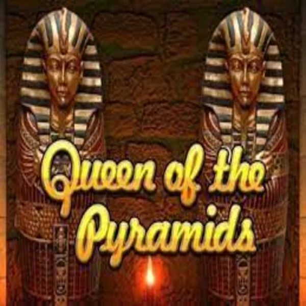 Queen of the Pyramids by Playtech, showcased at stakeecasino.com – game logo