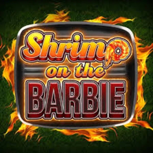 Shrimp on the Barbie slot logo by Greentube at Stake Casino
