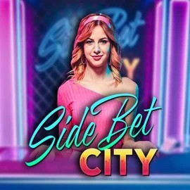 Side Bet City slot logo by Evolution at Stake Casino