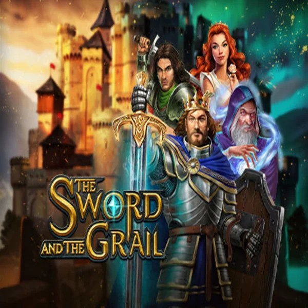 The Sword and the Grail logo by Play'n GO Stake Casino