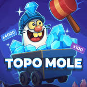 Topo Mole Game by InOut, showcased at stakeecasino.com – game logo