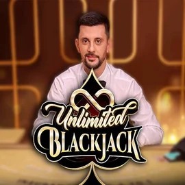 Unlimited Blackjack by Ezugi, showcased at stakeecasino.com – game logo